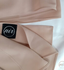 Premium Diamond Chiffon Hijab - Beige