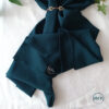 Diamond Chiffon Dark Teal 2