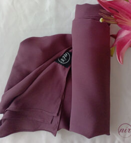 Premium Diamond Chiffon Hijab - Purple