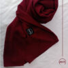 luxury rosewood burgundy diamond chiffon