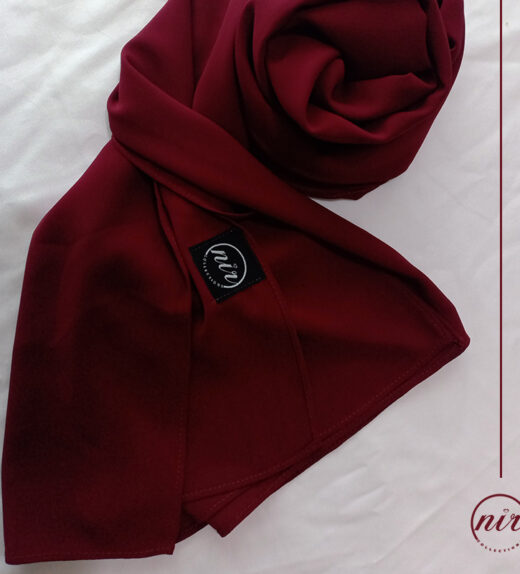 luxury rosewood burgundy diamond chiffon