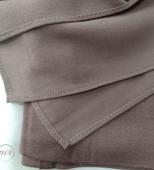 Matching-Chiffon-Hijab-Set deep-taupe