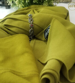 Matching Chiffon Hijab Set - Olive Green